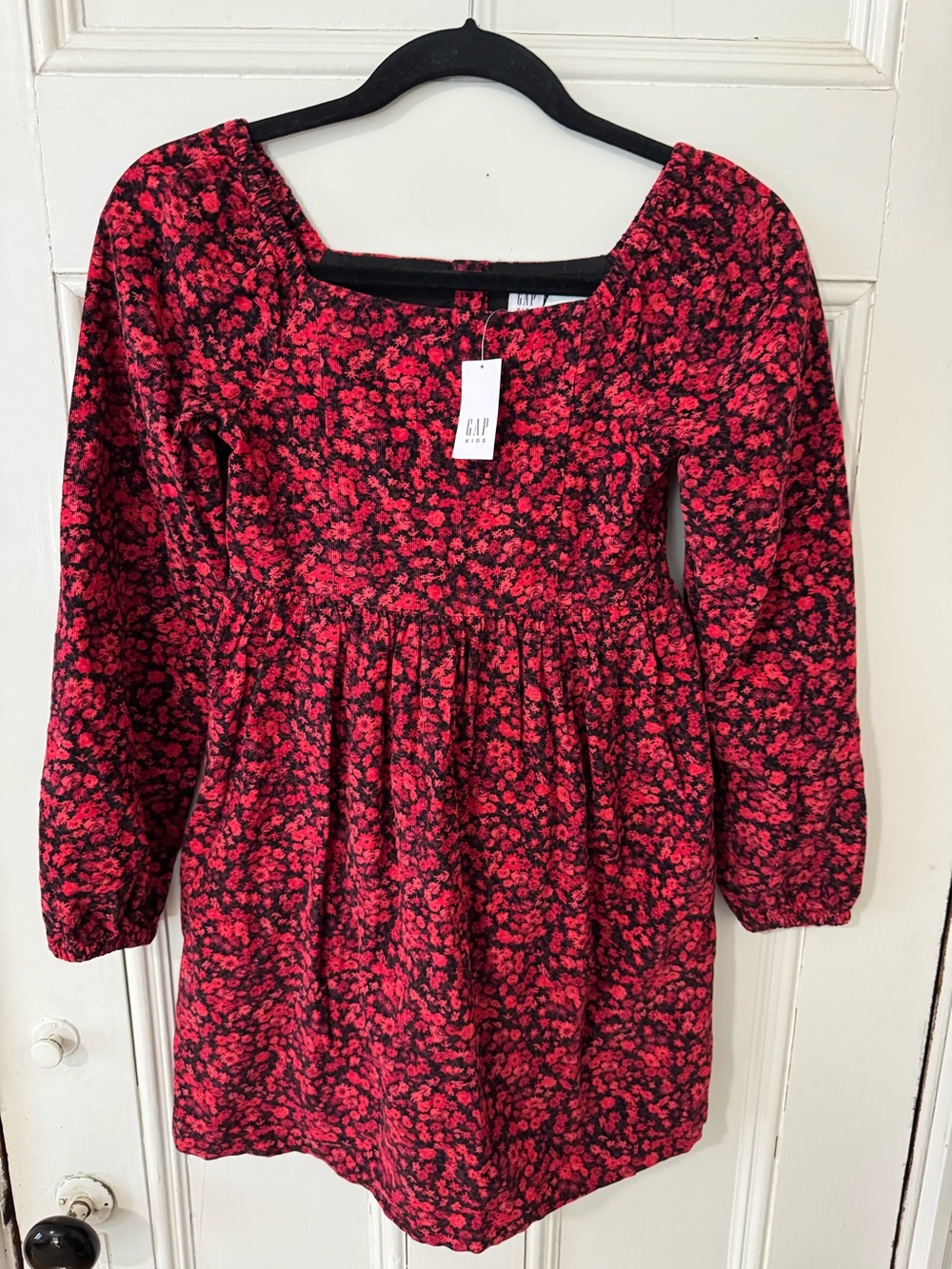 Gap Kids Floral Corduroy Dress NWT